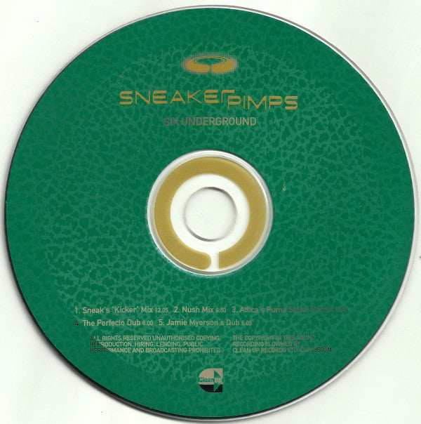 Sneaker Pimps - Six Underground - Used CD image 5