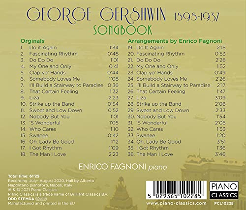 ENRICO FAGNONI - GERSHWIN SONGBOOK - CD image 2