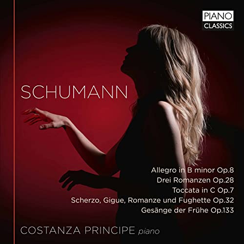 COSTANZA PRINCIPE - SCHUMANN PIANO MUSIC - CD image 1