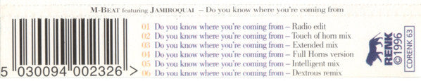 M-Beat - Do U Know Where You're Coming From - Used CD image 3
