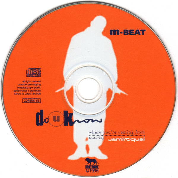 M-Beat - Do U Know Where You're Coming From - Used CD image 5