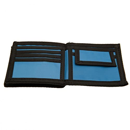 Manchester City FC - Canvas Wallet - Men's - Approx 11cm x 10cm closed image 3
