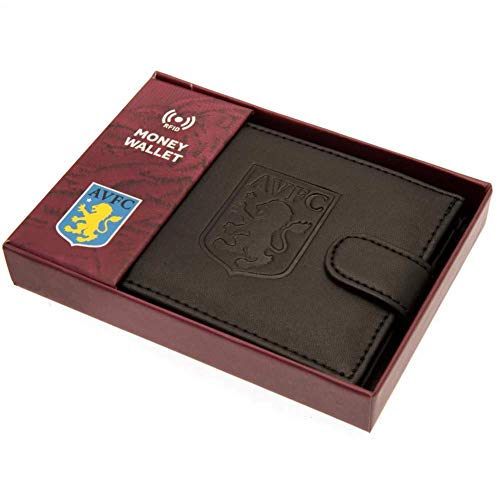 Aston Villa FC - rfid Anti Frau - Men's Wallets - - Approx 11cm x 9cm image 5