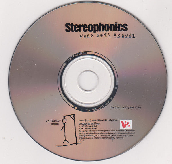 Stereophonics - Word Gets Around - Used CD image 1