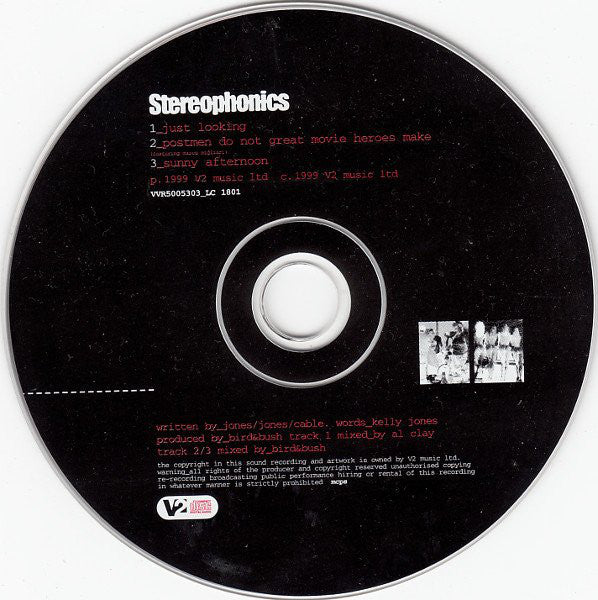 Stereophonics - Just Looking - Used CD image 10