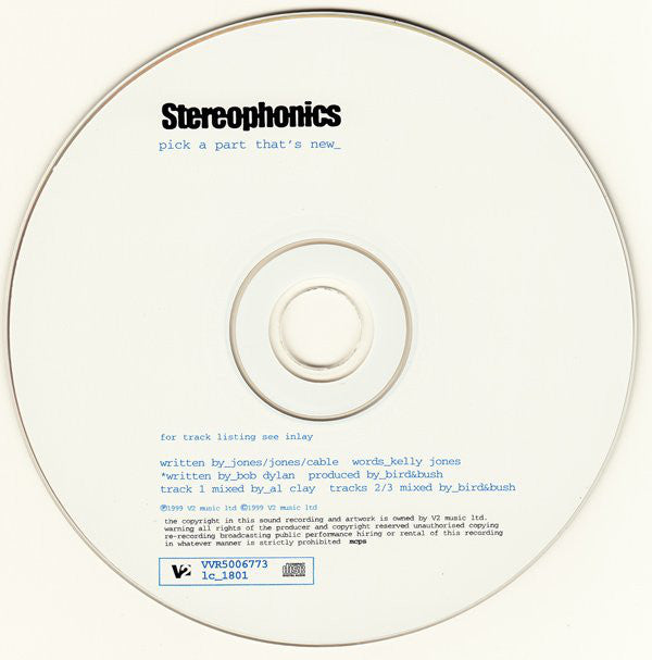 Stereophonics - Pick A Part That's New - Used CD image 9