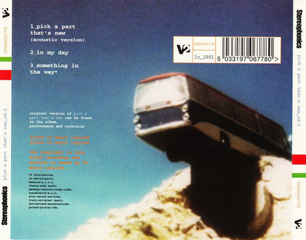 Stereophonics - Pick A Part That's New - Used CD image 7