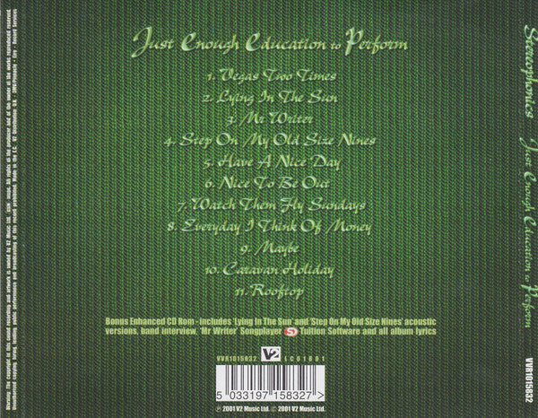 Stereophonics - Just Enough Education To Perform - Used CD image 7