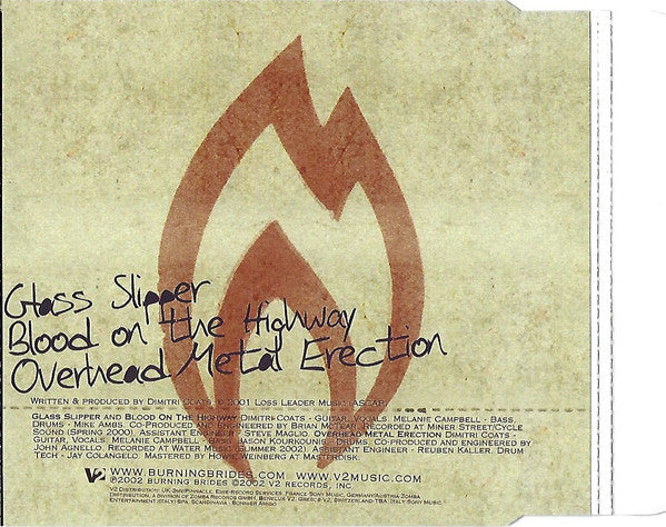 Burning Brides - Glass Slipper E.P. - Used CD image 2