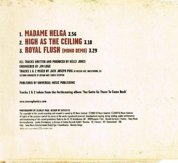 Stereophonics - Madame Helga - Used CD image 7