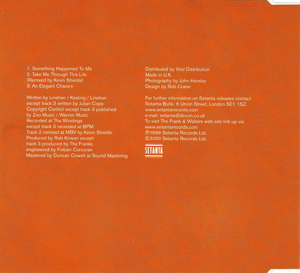 Frank And Walters - Something Happened To Me - Used CD image 8