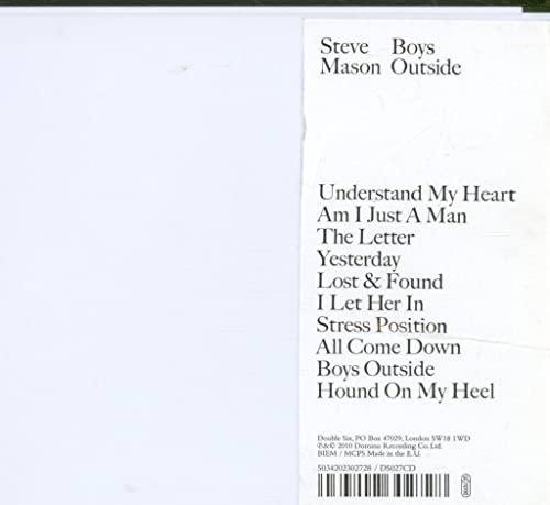 Steve Mason - Boys Outside - CD image 2