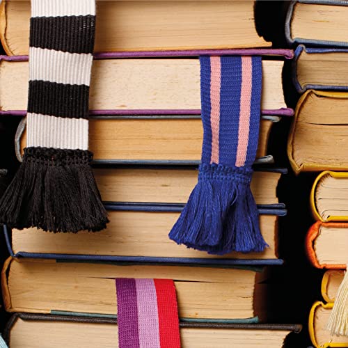 Book Scarf Bookmark - Blue & Pink - Non-book item image 4