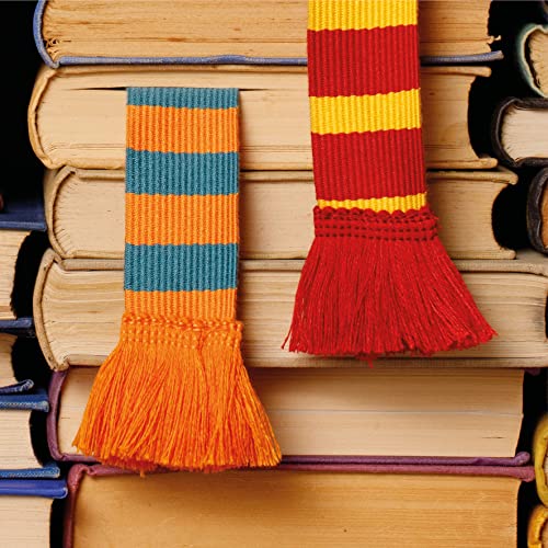 Book Scarf Bookmark - Teal & Orange - Non-book item image 4