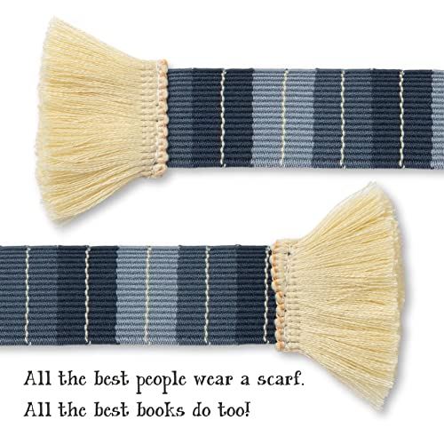 Book Scarf Bookmark - Grey & Cream - Non-book item image 2