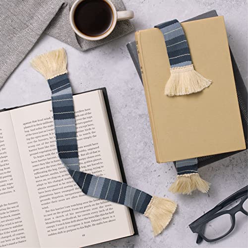 Book Scarf Bookmark - Grey & Cream - Non-book item image 3