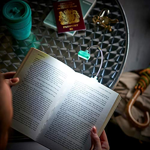 Really Compact Travel Book Light - Turquoise - Paperback image 3