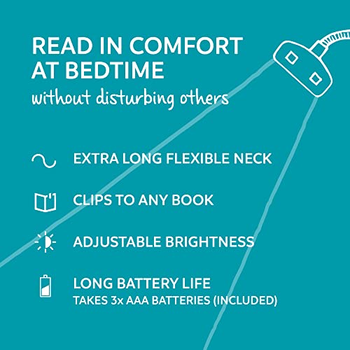 Really Flexible Book Light - Blue - Paperback image 5