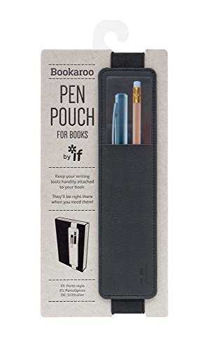 Bookaroo Pen Pouch - Black - Paperback image 1