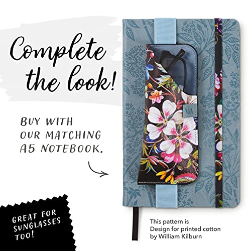 V & A Bookaroo Glasses Case Kilburn Black Floral - Non-book item image 3