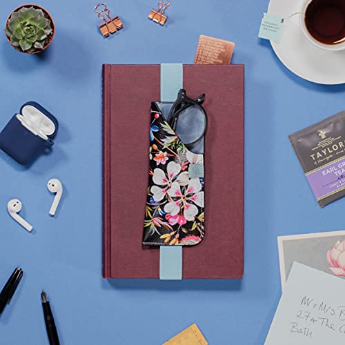 V & A Bookaroo Glasses Case Kilburn Black Floral - Non-book item image 4