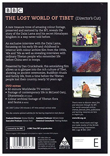 Lost World of Tibet - DVD image 2