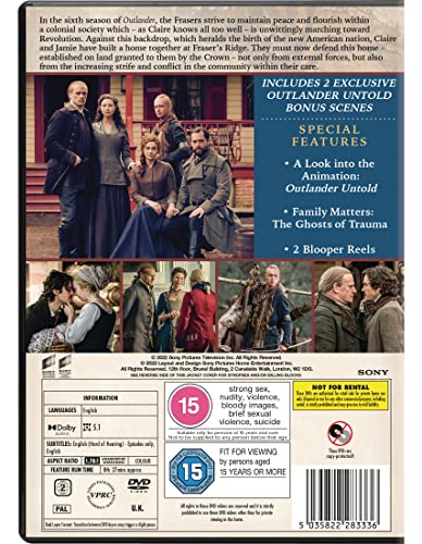 Outlander (2014) - Season 06 - DVD image 3