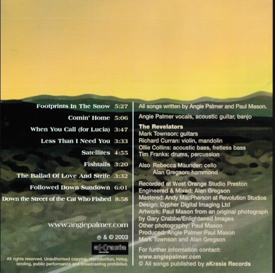 Angie Palmer - Road - Used CD image 4