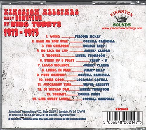 Various - Kingston Allstars Meet Downtown At King Tubbys 1972-1975 - CD image 2