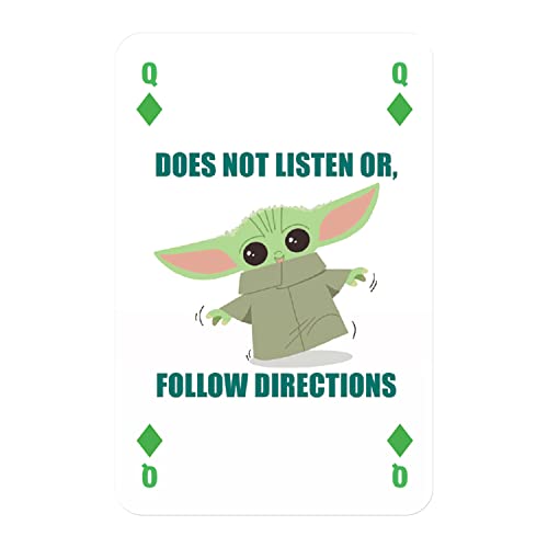MANDOLORIAN - The Child Playing Cards - Playing Cards image 4