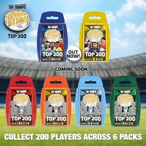 Top Trumps World Football Stars Top 200 Cards - Pack 2 - Non-book item image 3