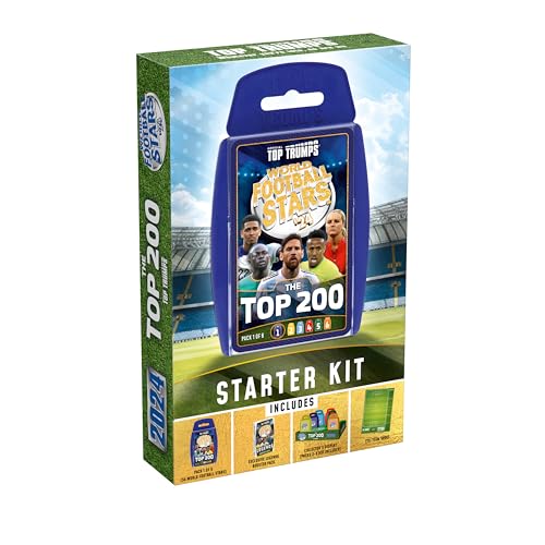 Top Trumps World Football Stars Top 200 Cards - Starter Kit - Non-book image 1