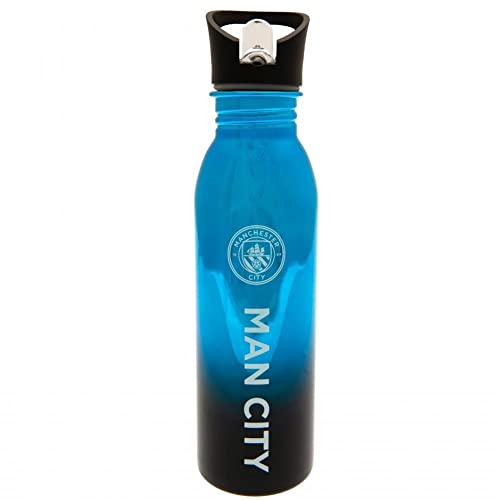 Manchester City FC - UV Metallic Drinks Bottle - Drinks Bottles image 2