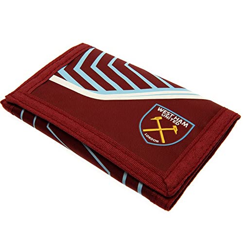 West Ham United FC - Nylon Wallet F - Men's - Approx 12cm x 8cm closed image 2