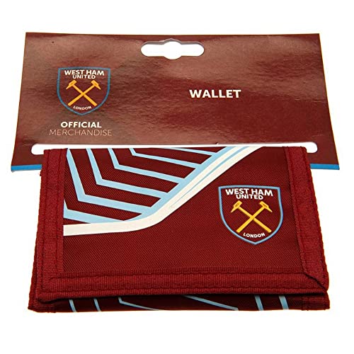 West Ham United FC - Nylon Wallet F - Men's - Approx 12cm x 8cm closed image 4