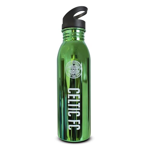 Celtic FC - UV Metallic Drinks Bottle - Sports Bottles image 2