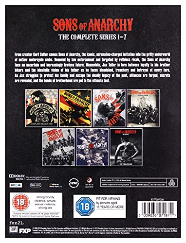 Sons Of Anarchy Seasons 1 to 7 Complete Collection Blu-Ray - BLU-RAY image 2