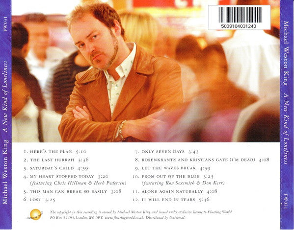 MICHAEL WESTON KING - A NEW KIND OF LONELINESS - CD image 7