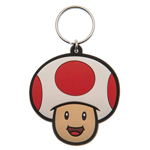 Super Mario - PVC Keyring To - keyrings - Keyring - Approx 55mm x 50mm image 2