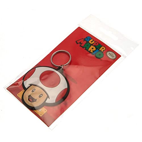 Super Mario - PVC Keyring To - keyrings - Keyring - Approx 55mm x 50mm image 3