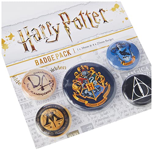 Harry Potter - Button Badge Set Hogwarts - Badges image 4