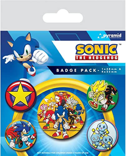 Sonic The Hedgehog - Button Badge Set - Badges image 2
