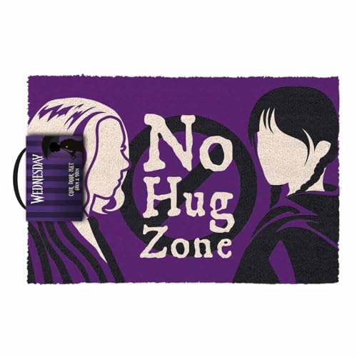 WEDNESDAY - - No Hug Zone Doormat - Door Mat image 2