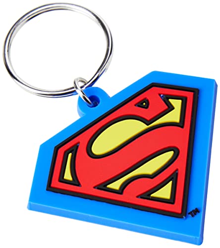 Superman PVC Ke - keyrings - Keyrings - Approx 50mm x 40mm image 4
