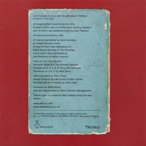 Alfie - A Word In Your Ear - Used CD image 5