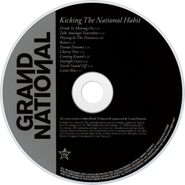 Grand National - Kicking The National Habit - Used CD image 6