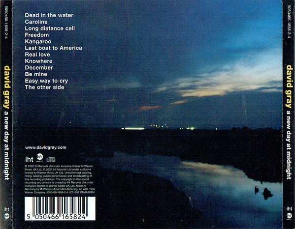 David Gray - A New Day At Midnight - Used CD image 2