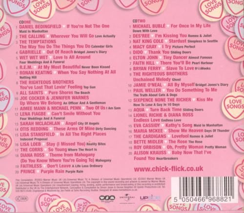 Various - Ultimate Chick Flick Love Songs - Used CD image 2