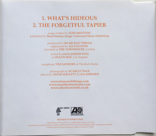 Do Me Bad Things - What's Hideous - Used CD image 6