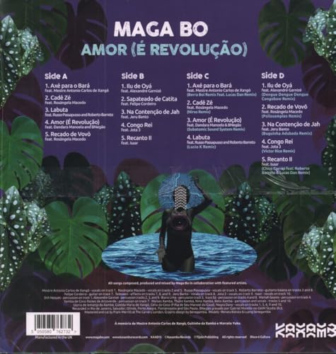 Maga Bo - Amor (Ã‰ RevoluÃ§Ã£o) - Vinyl Record image 2